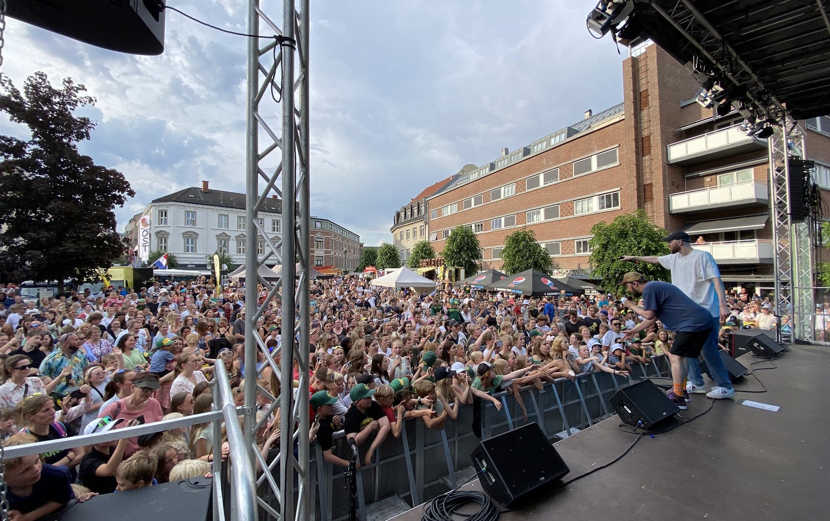 Det er snart klart for Midtsommer i Hønefoss