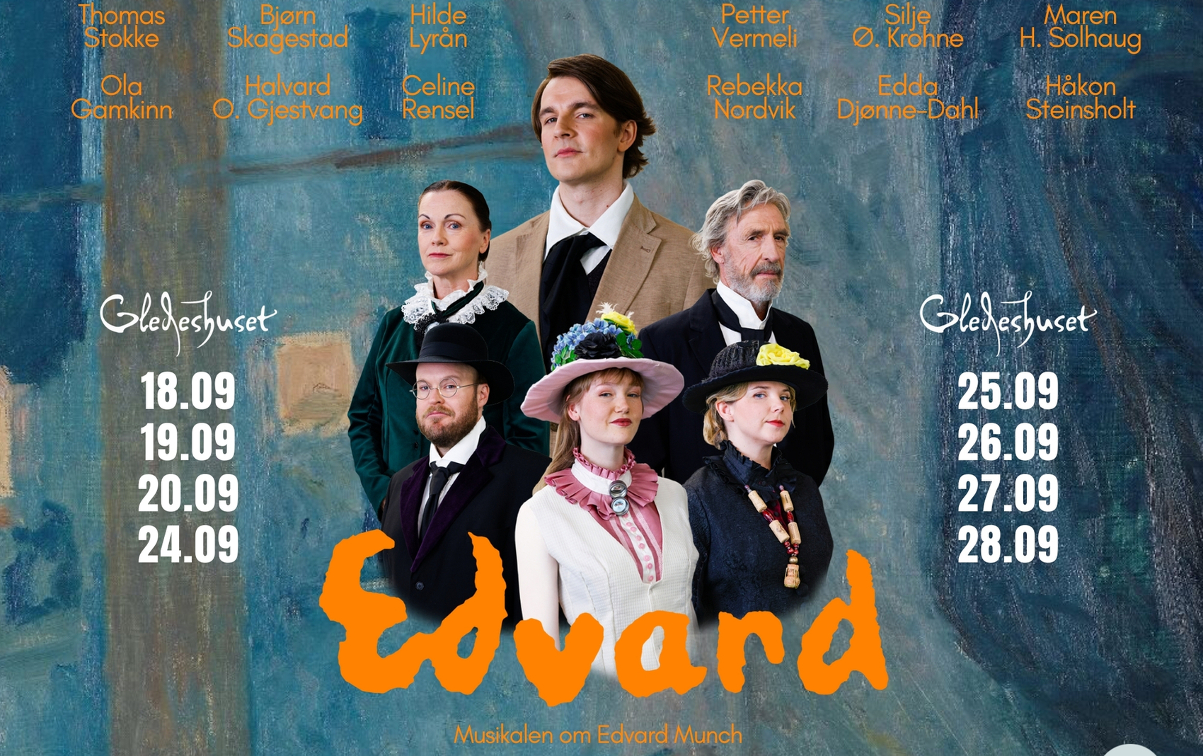 Urpremiere: Edvard Munch blir musikal på Gledeshuset