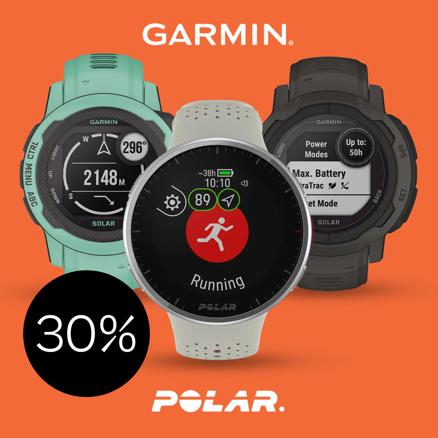 Bilde av Garmin sportsklokker